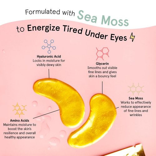 Grace & Stella Under Eye Mask - Award-Winning Gel Patches for Dark Circles & Puffy Eyes | 24 Pairs, Gold