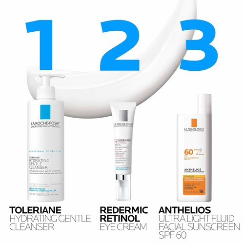 La Roche-Posay Redermic R Eye Cream - Anti-Aging Formula with Pure Retinol & Caffeine, 0.5 Fl Oz