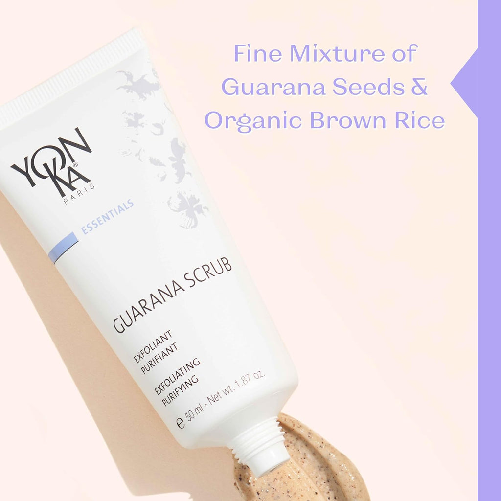 Yon-Ka Gel Nettoyant | Gentle Foaming Face Wash & Makeup Remover Set | Exfoliating Scrub for Normal & Acne-Prone Skin | 6.76 fl oz & 1.87 oz