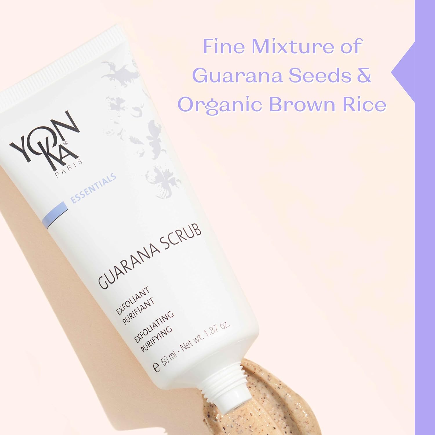 Yon-Ka Gel Nettoyant | Gentle Foaming Face Wash & Makeup Remover Set | Exfoliating Scrub for Normal & Acne-Prone Skin | 6.76 fl oz & 1.87 oz