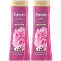 Caress Moisturizing Peony & Almond Blossom Body Wash for Fresh, Smooth Skin, Body Soap to Soothe & Unwind, 20 Fl Oz (Pack of 2)