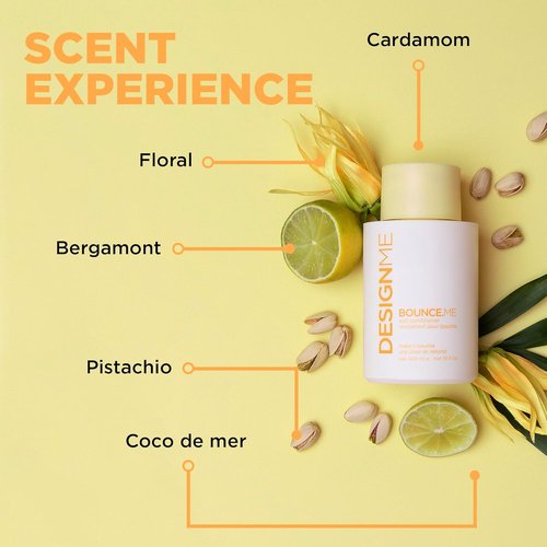 Design.Me BOUNCE.ME Curl Conditioner - Curl-Defining, Nourishing Anti-Frizz Formula | Boost Shine for All Curly Hair Types