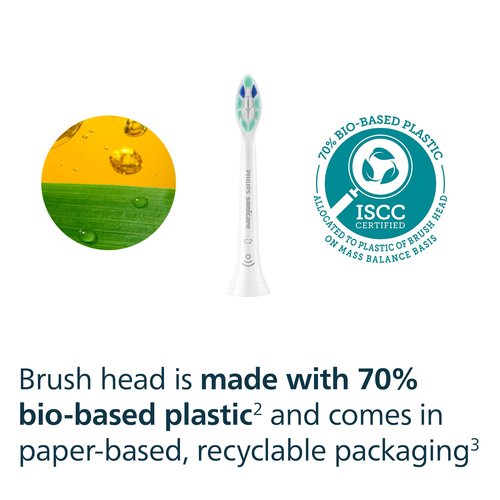 Philips Sonicare C2 Plaque Control - Genuine Replacement Electric Toothbrush Heads, White, 6 Pack Up to 18 Month Supply, HX9026/77
