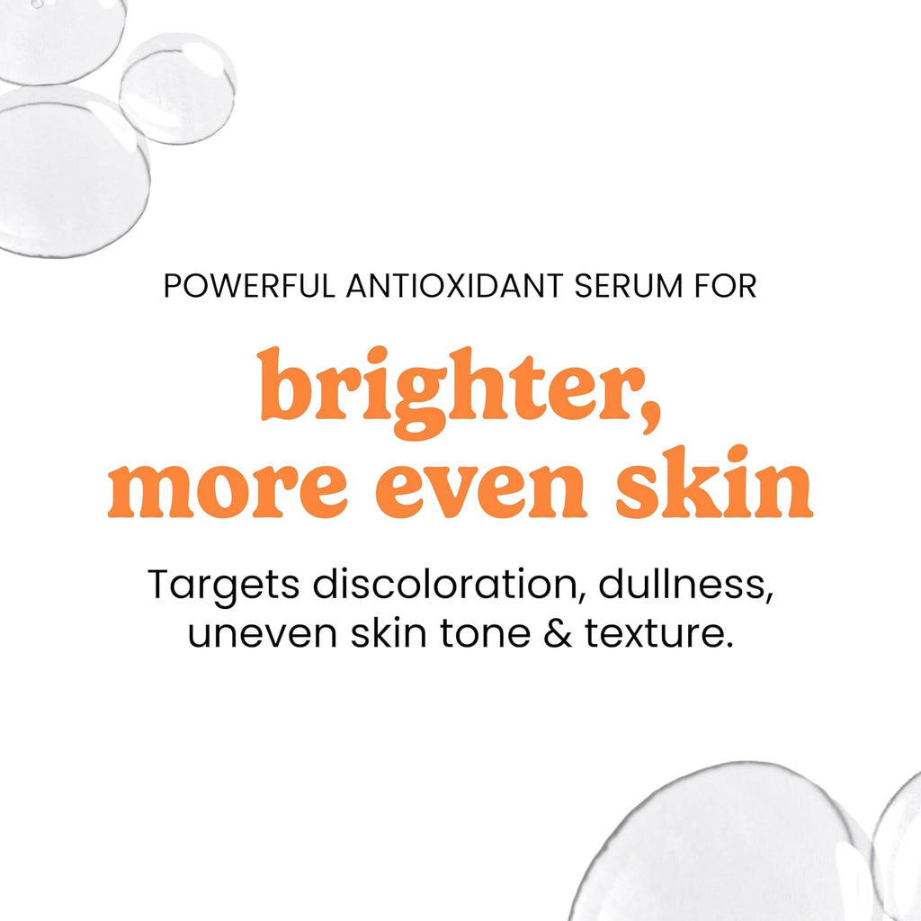 Timeless Skin Care Vitamin C Serum - Brightening Formula with Vitamin E & Ferulic Acid - 1 oz
