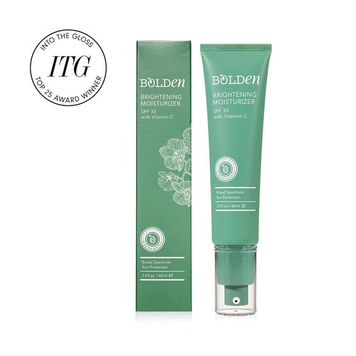 Bolden Brightening Face Moisturizer - SPF 30 with Vitamin C for Dark Spot Reduction | 2.0 FL Oz