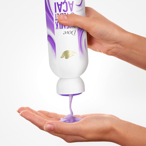 Dove Plant Milk Cleansing Body Wash - Acai & Rice Milk for Moisturized Skin | 17.5 fl oz