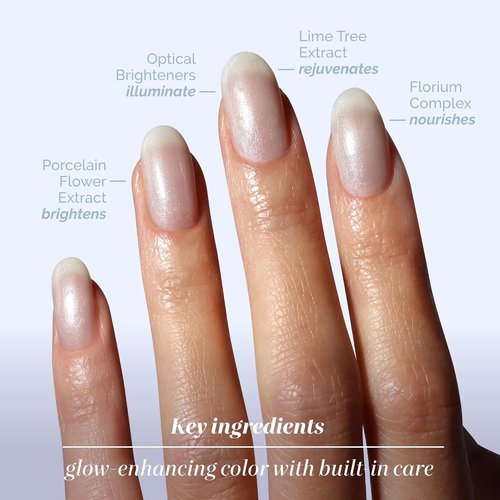 LONDONTOWN Illuminating Nail Concealer - Brightening Nail Polish & Strengthener for Discolored Nails | 21+ Free, 0.4 Fl Oz