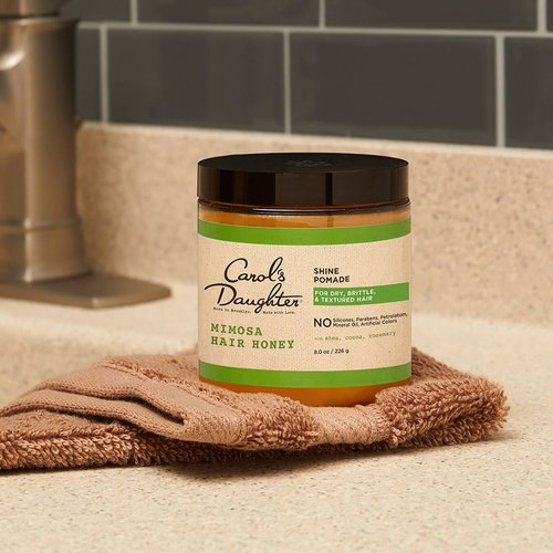Carol's Daughter Mimosa Hair Honey Shine Pomade - Nourishing Shea Butter & Rosemary Oil for Curly Hair, 8 fl oz