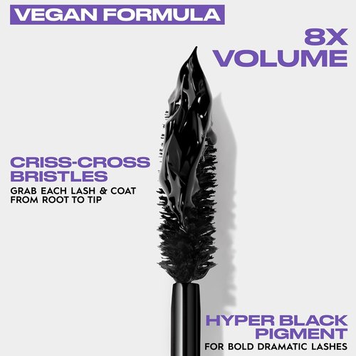 Urban Decay Perversion Mascara - Black Volumizing & Lengthening, Smudge-Resistant, 16HR Wear, Vegan Formula