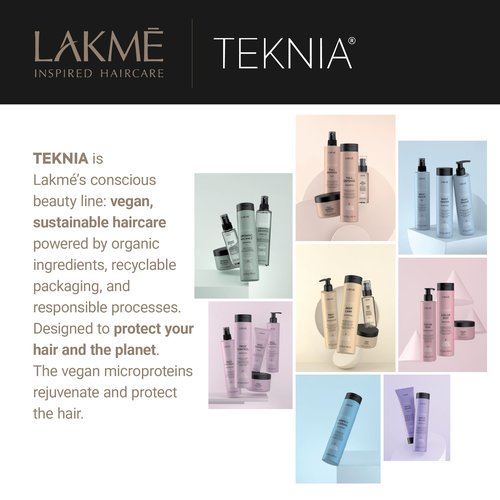 LAKMÉ Teknia Frizz Control Shampoo, Anti Frizz Shampoo for Frizzy or Curly Hair, 10.2 Fl Oz