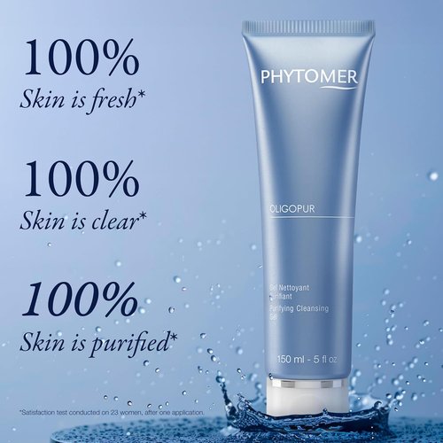 Phytomer Oligopur Purifying Cleansing Gel - Energizing Face Wash for Balanced Skin | Natural Ingredients | 150ml