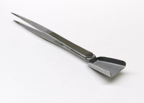 Diamond Tweezer with Scoop For Stones Bead Work Gemologist Tweezers Shovel End By JTS