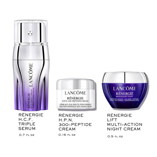Lancôme Rénergie Discovery Gift Set - Limited Edition with H.C.F. Triple Serum & Night Cream - Anti-Aging Essentials