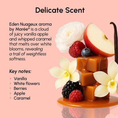 MAREE Body Butter Cream – Whipped Body Butter for Women Smell Good – Ayurvedic Skin Care – Body Moisturizer for Dry Skin – Vanilla Shea Butter Cream for Women & Men with Marine Collagen & Argan Oil