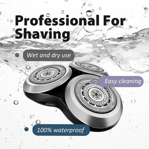 Philips Norelco SH90 Replacement Rotary Heads - Upgrade Double-Layer Precision Blades for Series 9000