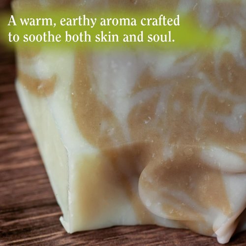 CompassSoap Pachamama Patchouli Bar Soap - Natural & Gentle Lather for Men & Women | 5 oz, Pack of 2