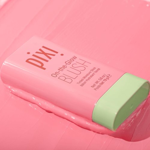 Pixi On-the-Glow Blush Stick - Hydrating Tinted Moisture Stick for Cheeks & Lips | Fleur, 19g / 0.6 oz