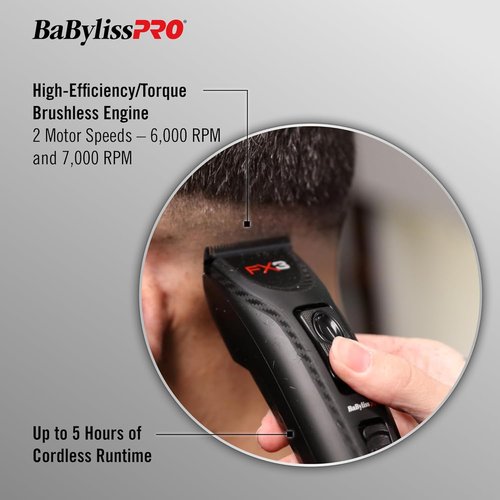 BaBylissPRO FX3 Barberology Collection - Professional Hair Clippers & Trimmers Set