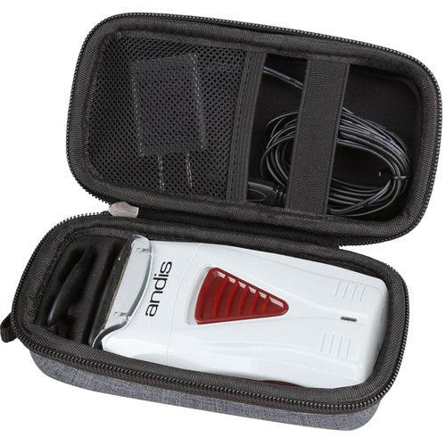 Aproca Case Compatible with Andis TS-1 17235 Pro 17150 17200 / Wahl Professional 5 Star Series Foil Lithium Titanium Foil Shaver, Storage Portable Bag for Accessories -Grey (Case Only)