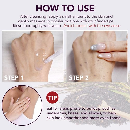 Peel Shot Glow Rice Ampoule Duo | Black Rice Exfoliant Face and Pore Cleaner with Hyaluronic Acid & Rice Extract Serum | Facial Pore Exfoliator, Peelshot Blackhead Dead Skin Remover for Face (100ml)