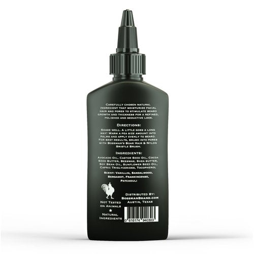 Bossman Jelly Beard Oil for Men (4 oz, Magic Scent) – Softens, Moisturizes & Conditions with Natural Ingredients