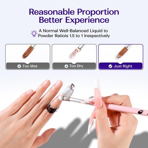 VANSISOS Monomer Acrylic Nail Liquid: 4fl.oz Professional EMA Acrylic Liquid Monomer with Nail Brush for Beginners at Home DIY Nail Salon Use Non-Yellowing MMA-Free