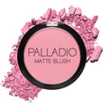 Palladio Matte Blush - Berry Pink Shade for Flawless, Natural-Looking Cheeks