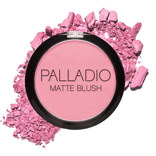 Palladio Matte Blush - Berry Pink Shade for Flawless, Natural-Looking Cheeks