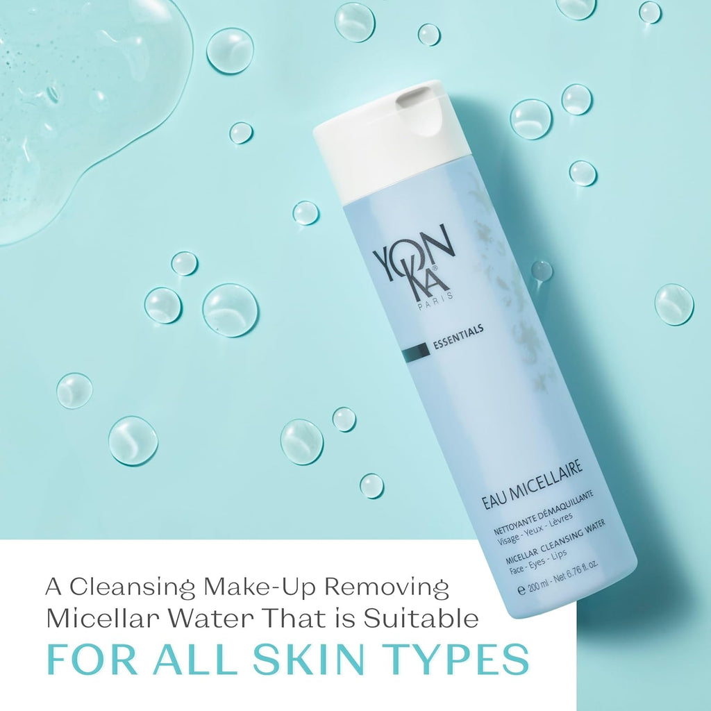 Yon-Ka Micellar Water - Gentle Makeup Remover & Face Wash for Hydration | Paraben-Free
