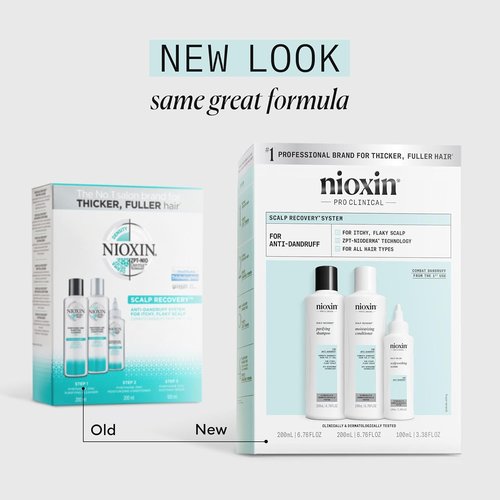 Nioxin Scalp Recovery Anti-Dandruff System Kit - Soothes Itchy & Flaky Scalp | Trial Size