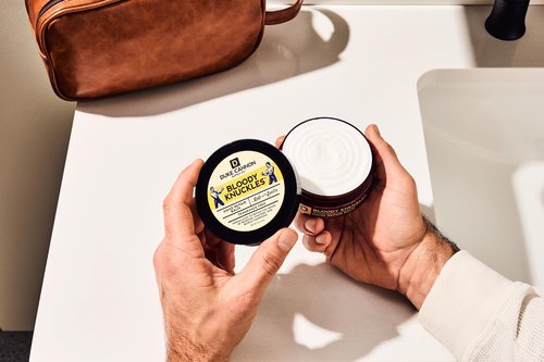 Duke Cannon Bloody Knuckles Hand Repair Balm - Unscented Moisturizer for Hardworking Hands, Repair and Revitalize Dry, Cracked Skin, (5 oz. - 2 Pack)