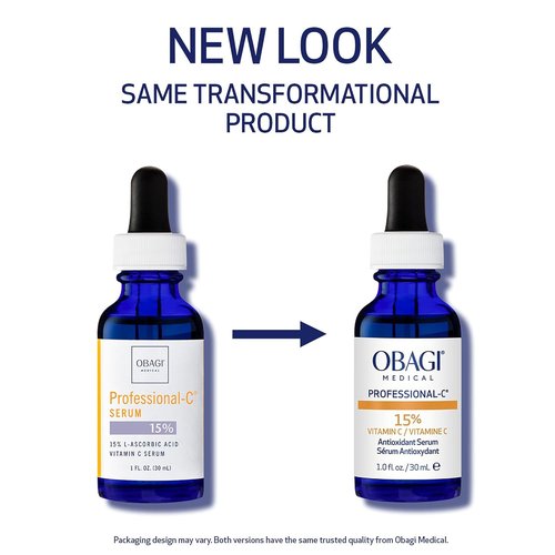 Obagi Medical Vitamin C Serum - Brightens Skin Tone & Reduces Fine Lines - Ideal for Sensitive Skin