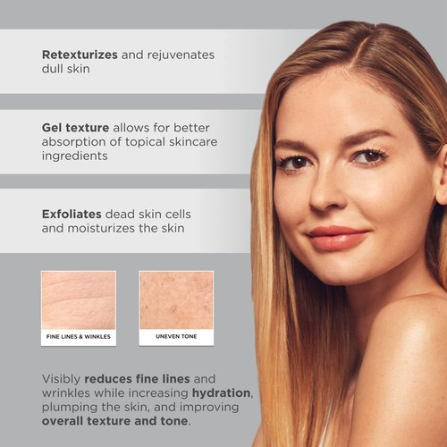 Glytone Rejuvenating Mini Peel Gel - Exfoliating Face Treatment with 10.8% Glycolic Acid | 2 fl oz