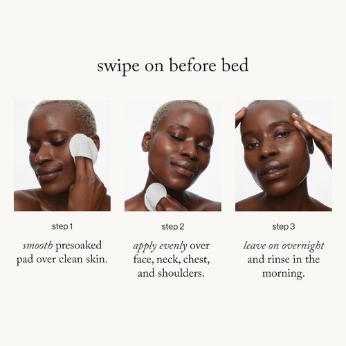 Goop Beauty 15% Glycolic Acid Exfoliating Pads - Professional-Grade Peel for Glowing Skin | Paraben & Silicone Free | 4 Pack