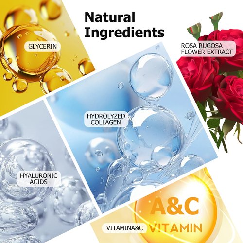 Jakuva 30 Pairs Lip Masks & Eye Masks,Gold Under Eye Patches for Puffy,Peach Red Lip Masks Skincare,Effectively Moisturizing Facial Skin, Anti-Aging, Reducing Fine Lines, Nourishing for Face Care