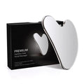 Daubigny Stainless Steel Gua Sha Facial Tools Guasha for Face Metal Gua Sha Tighten Skin Massage Guasha Beauty Tool for Body Eyes Neck Massager with Travel Pouch Skin Care Gifts (Silver)