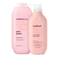 Method Body Wash (18oz) and Lotion (14oz) Gift Set, Pure Peace