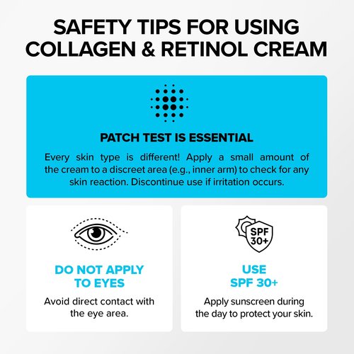 Anti-Aging Face Moisturizer with Retinol, Collagen & Hyaluronic Acid - Made in USA - Moisturizer Face Cream for Women & Men - Firming & Hydrating Neck Cream - Day & Night Skin Care - 3.38 fl oz