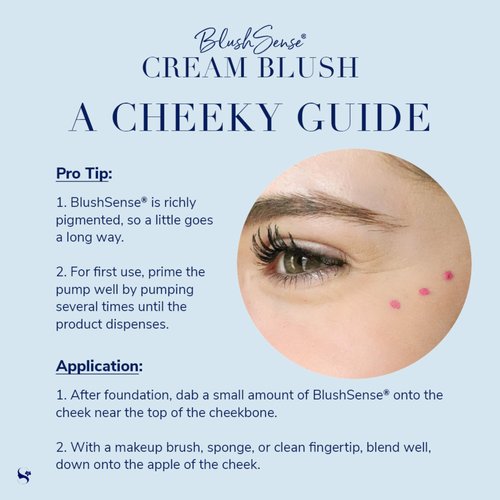 SeneGence BlushSense Cream Blush, Chocolate Cherry, 0.25 Oz, Blendable Hydrating Formula with SenePlex+ for Anti-Aging Benefits, Enriched with Vitamins B & E