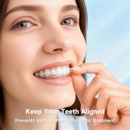 Custom Clear Retainers - Invisible Teeth Retainer for Adults & Teens - Comfortable & Durable Orthodontic Retainer