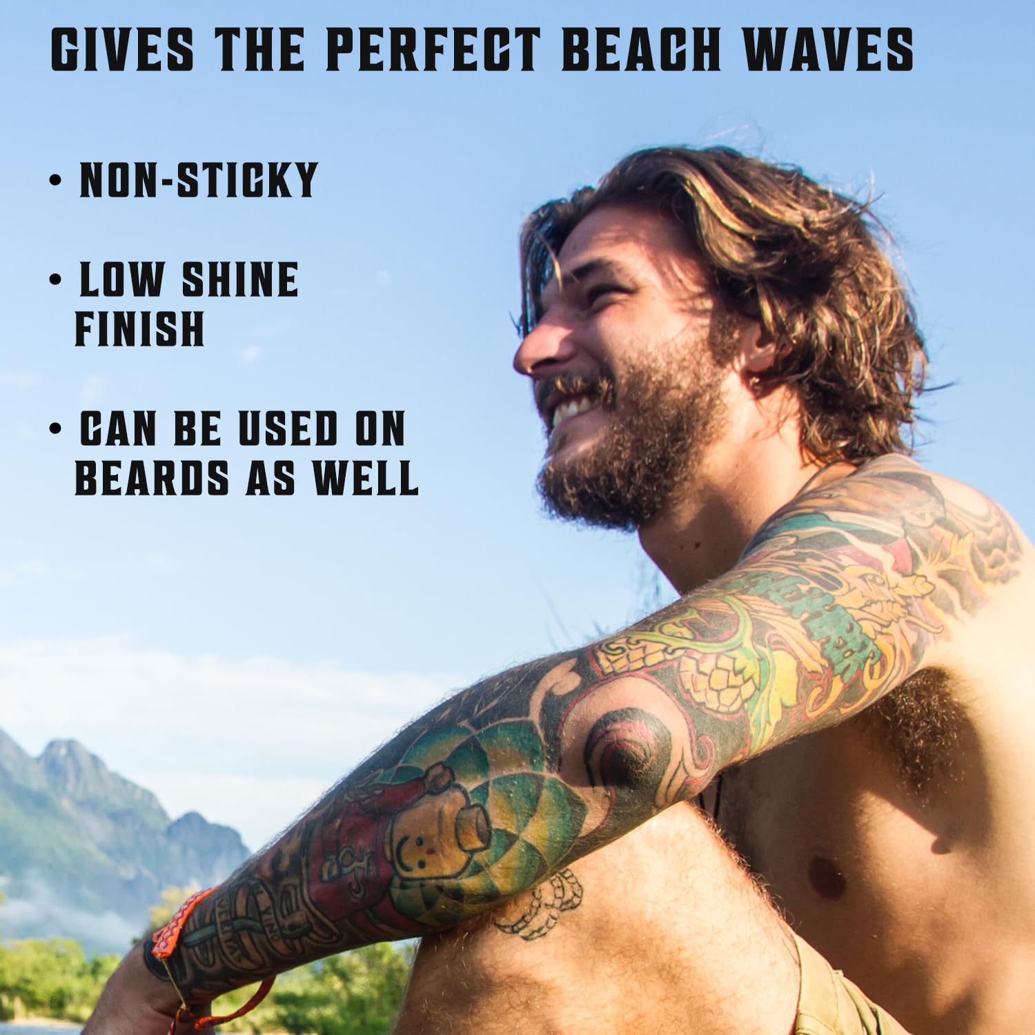 Viking Revolution Sea Salt Spray - Texturizing Hair Spray with Kelp & Aloe Vera | 8.8oz for Beachy Volume