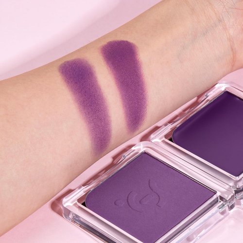 Regine Switzerland Cream Powder Blush Duo - Lasting & Buildable for Medium to Deep Skin Tones | Cool Violet