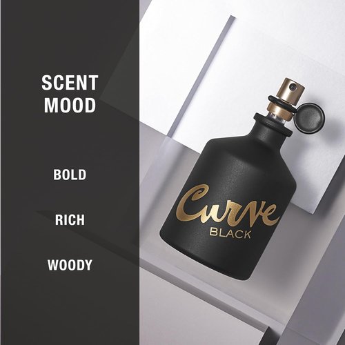 Liz Claiborne Curve Black Cologne Spray for Men - 4.2 oz | Bold & Invigorating Fragrance
