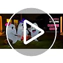 6FT Halloween Inflatable Ghosts with Campfire & LED Lights Outdoor Yard Decor