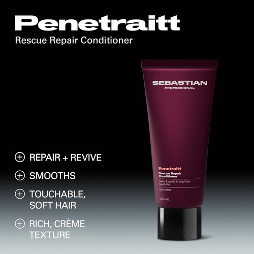 Sebastian Professional Penetraitt Rescue Repair Conditioner - Deep Moisturizing for Damaged Hair | 6.7 Fl Oz