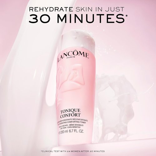 Lancôme Tonique Confort Hyaluronic Acid Toner - Hydrating & Purifying for Radiant Skin - Lightweight Milky Formula