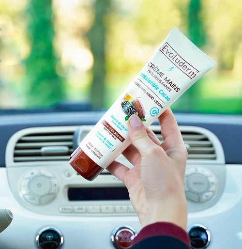 Evoluderm Hand Cream - Nourishing Cocoa Butter Moisturizer for Dry Skin | 150 ml, Vegan Formula