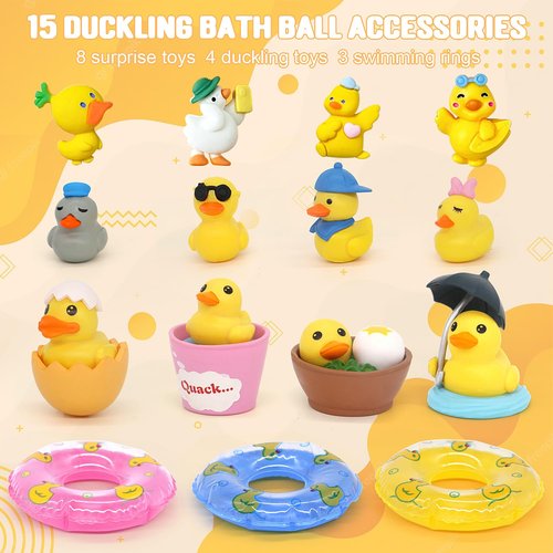Bath Bombs for Kids with Surprise Inside,8 Pack Kids Bath Bombs Gift Set, Natural and Organic Bubble Bath Fizzy with Bath Toys, Birthday Gifts for Girls Boys