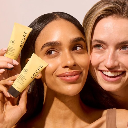 Acure Radically Rejuvenating Night Cream - Anti-Aging Peptide Moisturizer for All Skin Types | Hydrating & Renewing - 1.7 fl oz (2 Pack)