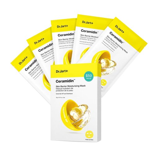 Dr.Jart+ Ceramidin Face Mask - Hydrating Korean Skin Care Sheet Mask for Moisturized Skin